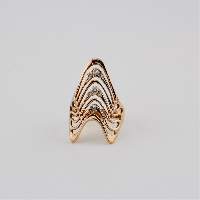 Кольцо золотое, 3,68 гр., 17-размер - фото 52768