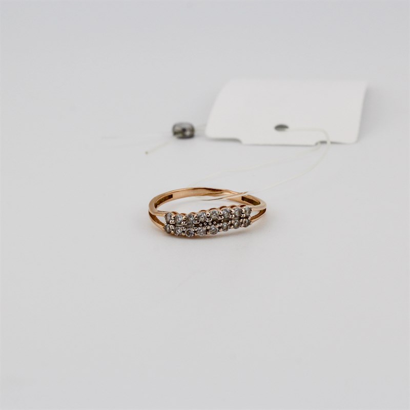 Кольцо золотое, 1,1 гр., 16,5-размер - фото 52781