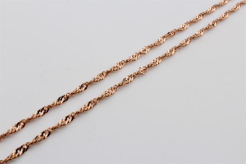 Цепь золотая, 6,27 гр., 45-размер - фото 52792