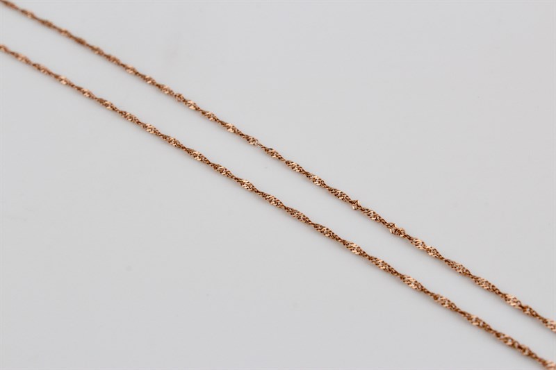 Цепь золотая, 1,17 гр., 50-размер - фото 52897