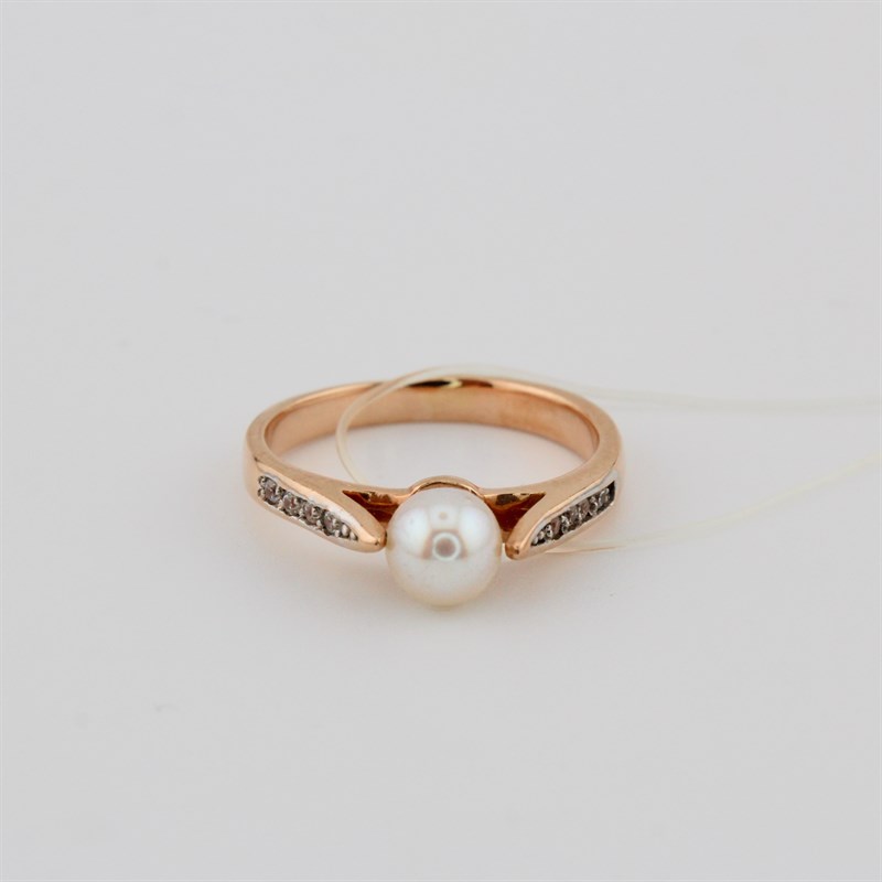 Кольцо золотое, 3,23 гр., 17-размер - фото 52899