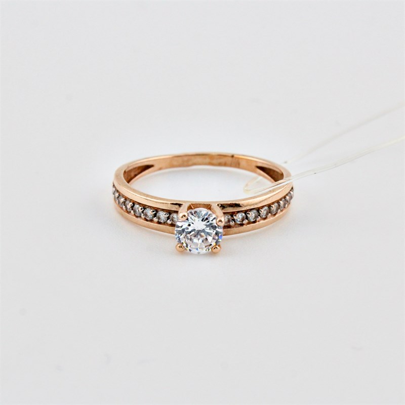 Кольцо золотое, 1,8 гр., 17,5-размер - фото 52913