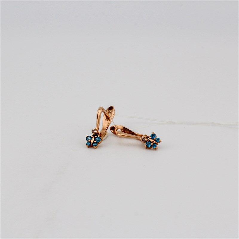 Серьги золотые, 2,07 гр. - фото 52922