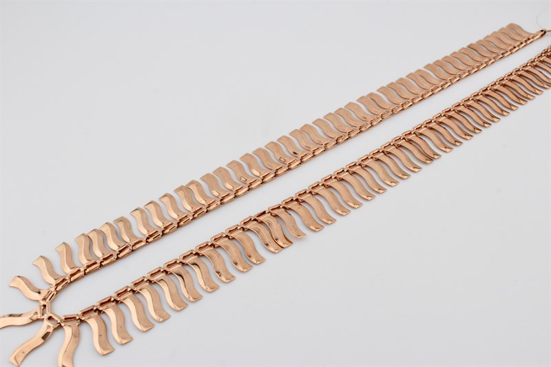 Колье золотое, 18,25 гр., 45-размер - фото 53005