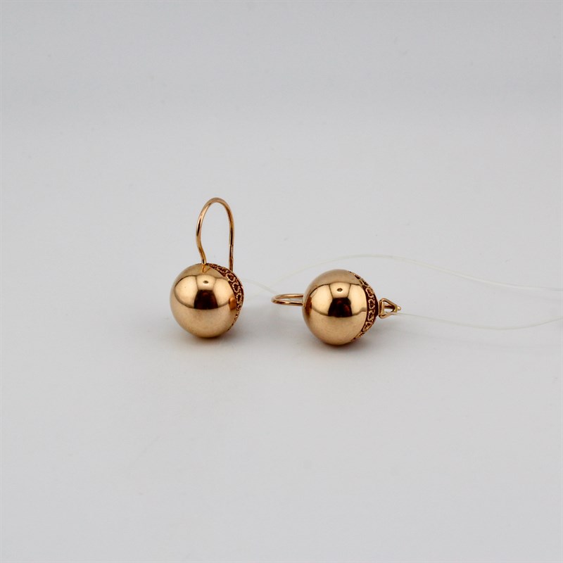 Серьги золотые, 5,84 гр. - фото 53136