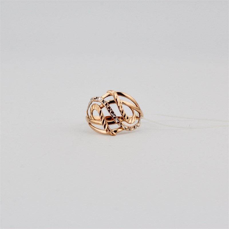 Кольцо золотое, 1,63 гр., 16,5-размер - фото 53258