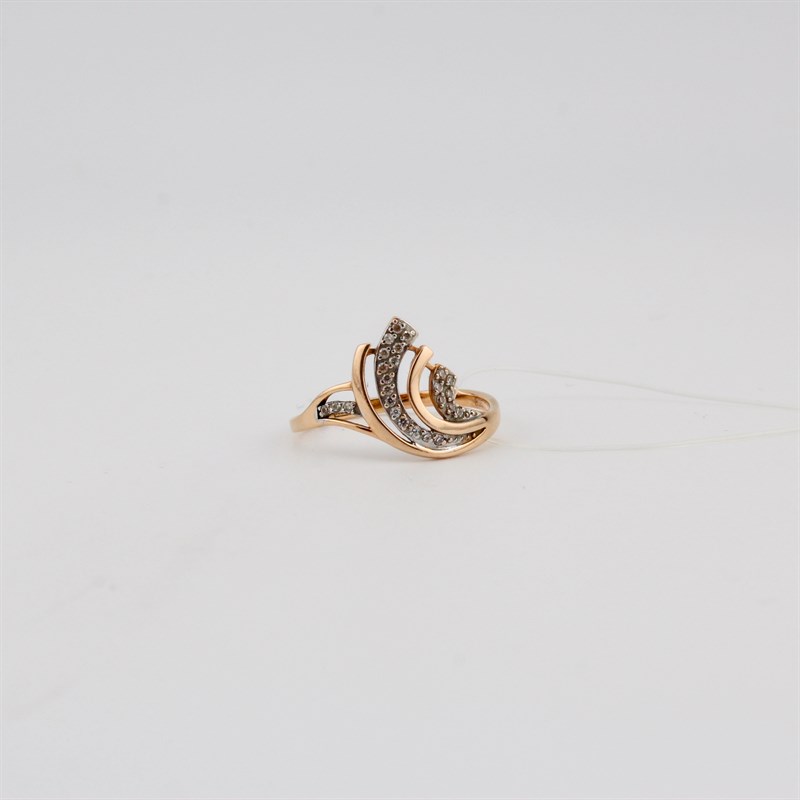 Кольцо золотое, 1,87 гр., 18-размер - фото 53345