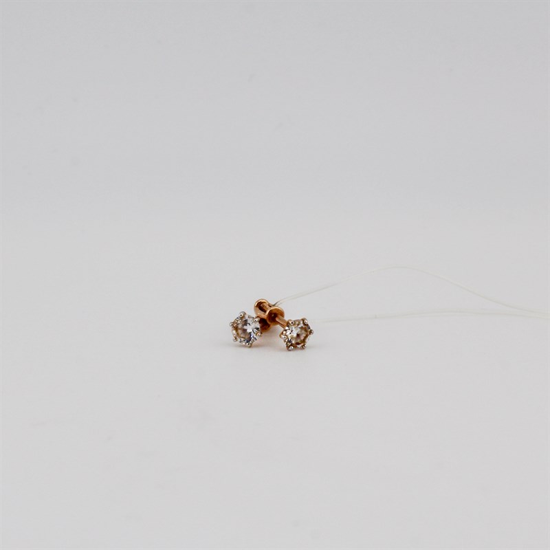 Серьги золотые, 0,81 гр. - фото 53392