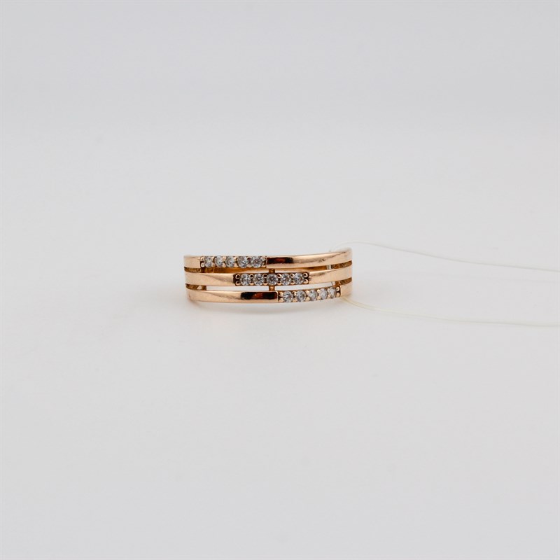 Кольцо золотое, 2,61 гр., 19,5-размер - фото 53429