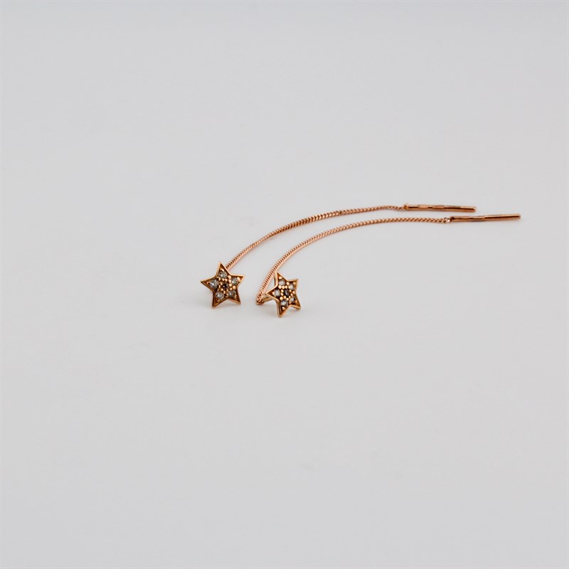 Серьги золотые, 0,76 гр. - фото 53500