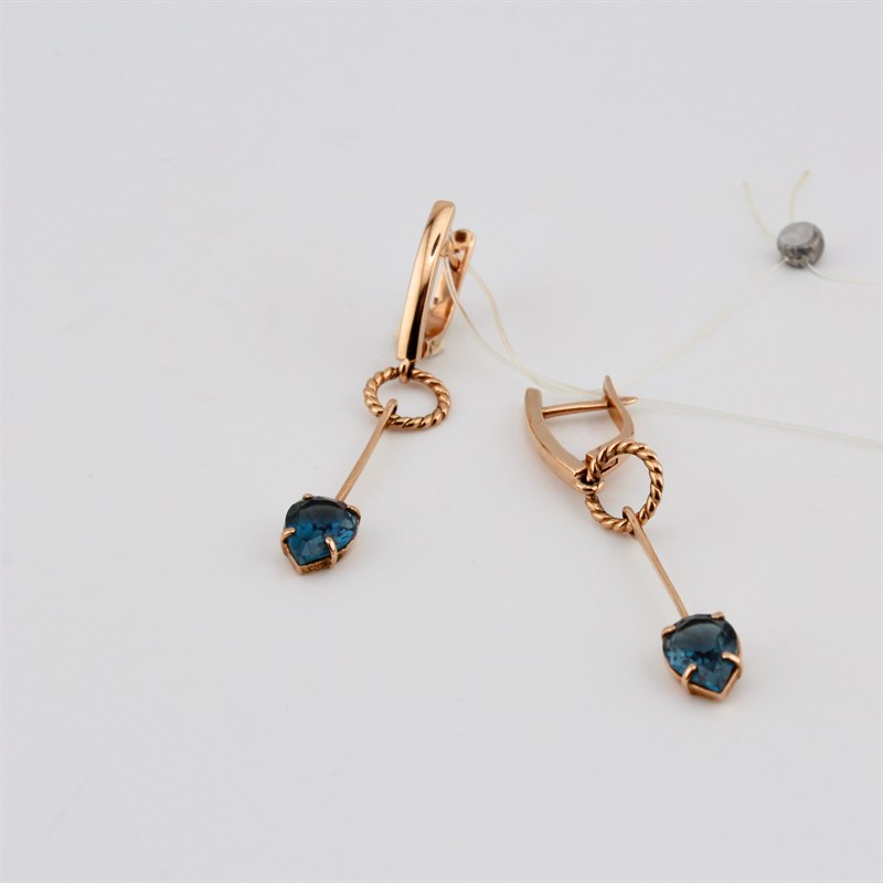 Серьги золотые, 4,17 гр. - фото 53680