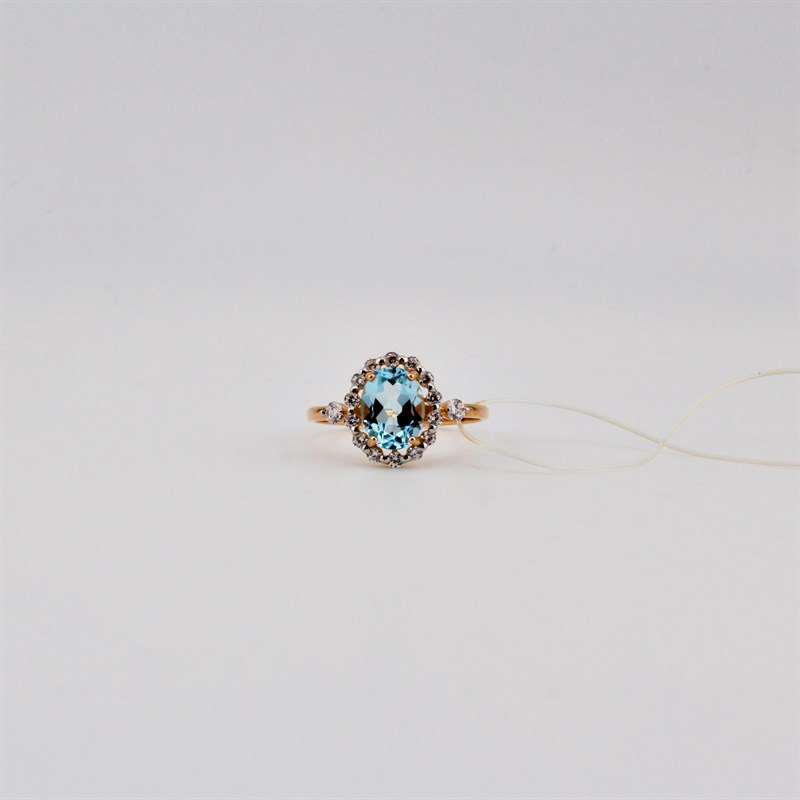 Кольцо золотое, 2,61 гр., 19-размер - фото 53750