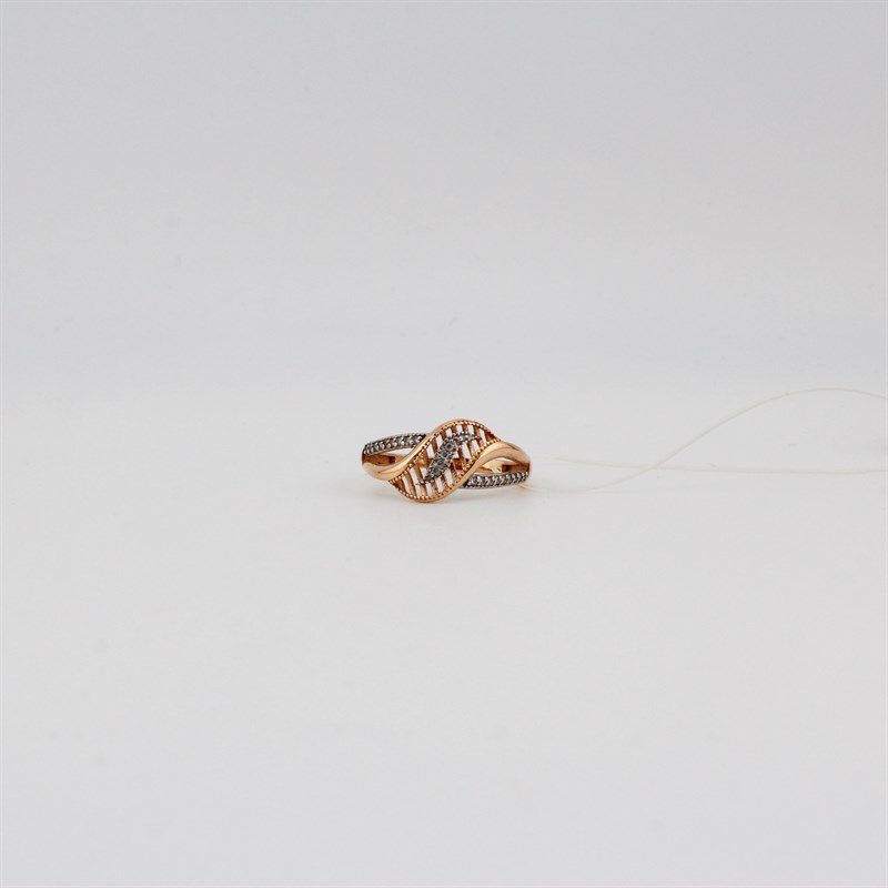 Кольцо золотое, 1,91 гр., 18-размер - фото 53754