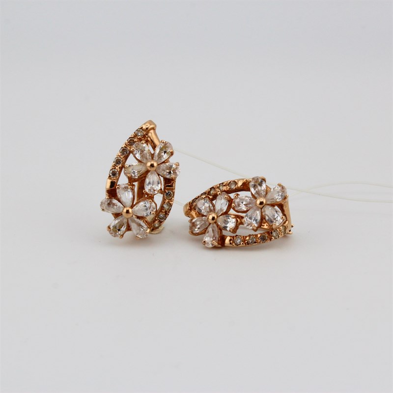 Серьги золотые, 7,29 гр. - фото 53901