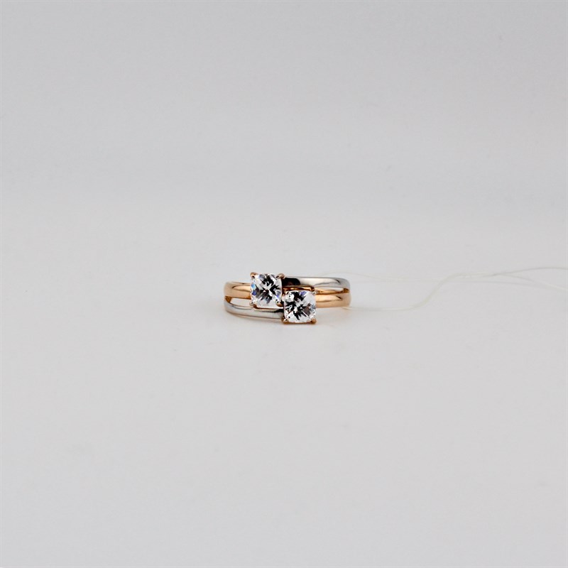 Кольцо золотое, 2,33 гр., 18-размер - фото 53957