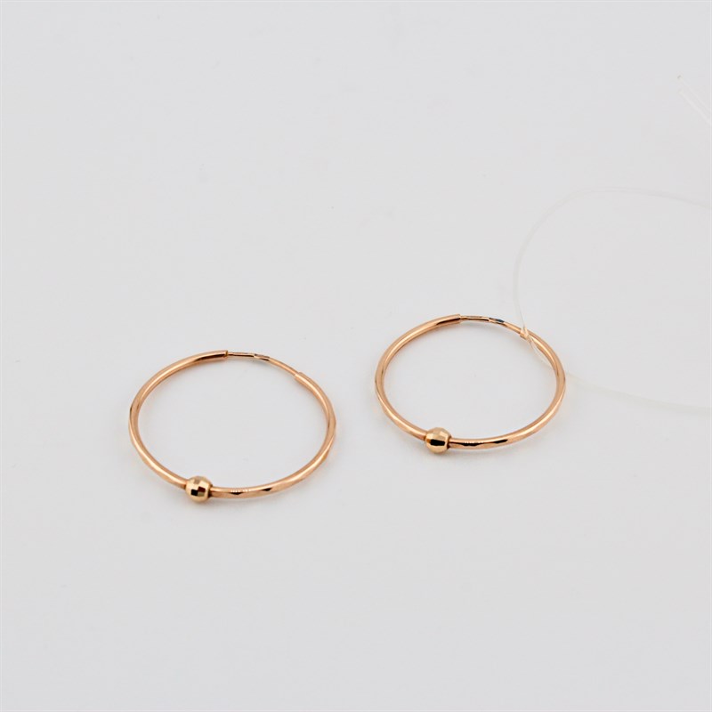 Серьги золотые, 1,09 гр. - фото 54000