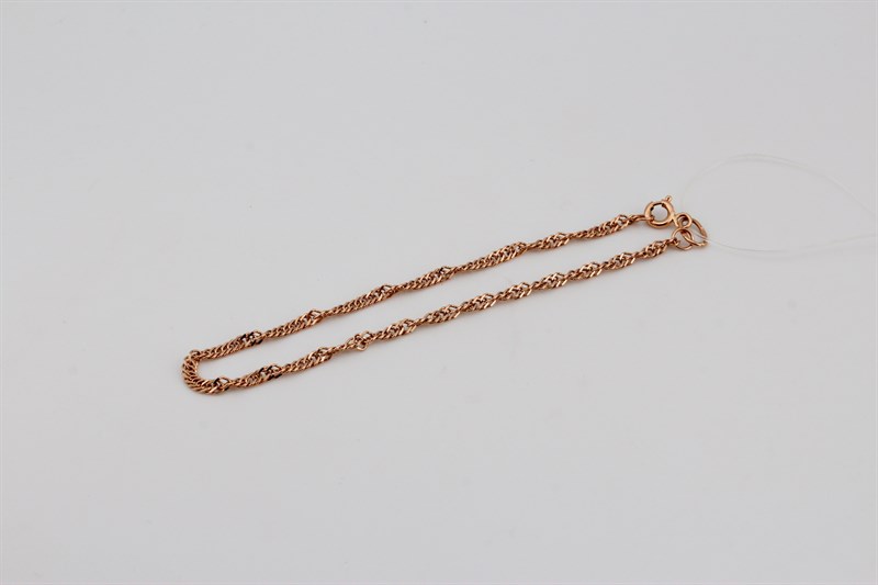 Браслет золотой, 1,89 гр., 18-размер - фото 54016