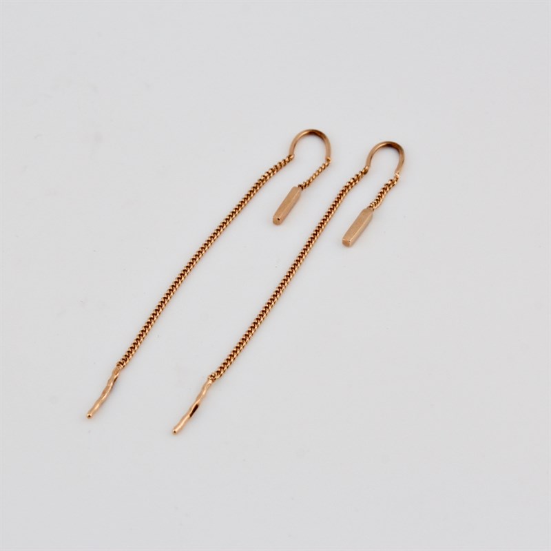 Серьги золотые, 1,37 гр. - фото 54077