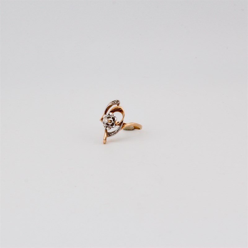 Кольцо золотое, 1,82 гр., 16,5-размер - фото 54431