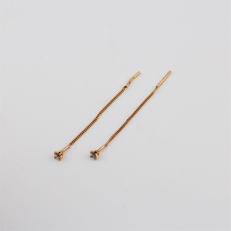 Серьги золотые, 1,02 гр. 101002/3080-1