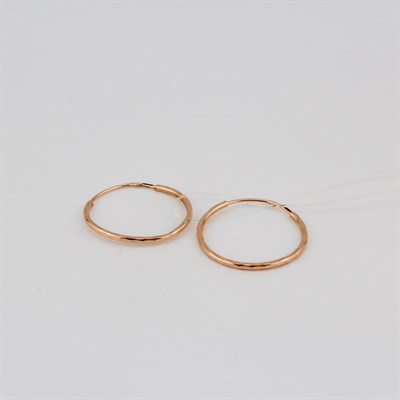 Серьги золотые, 0,99 гр., 2-размер