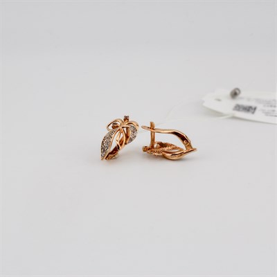 Серьги золотые, 2,81 гр.