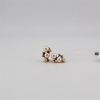 Серьги золотые, 4,35 гр.