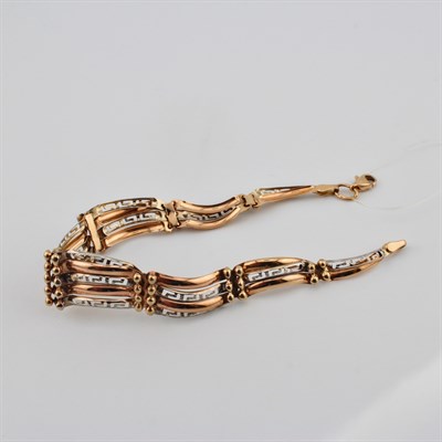 Браслет золотой, 7,29 гр., 18-размер