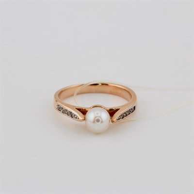 Кольцо золотое, 3,23 гр., 17-размер