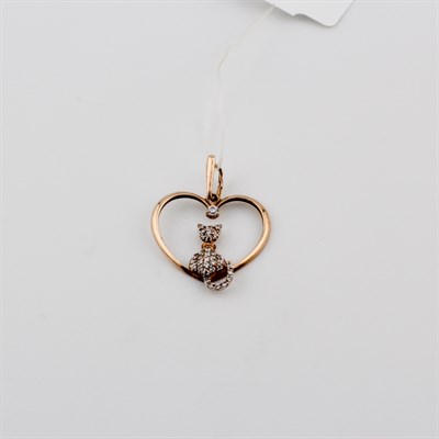 Подвеска золотая, 1,58 гр.