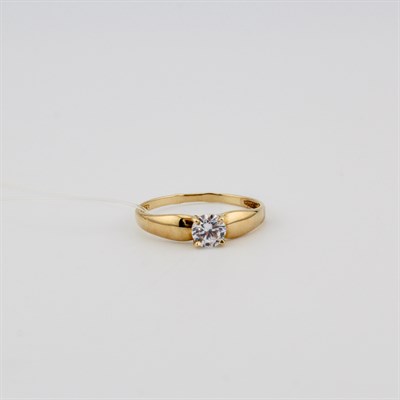 Кольцо золотое, 1,3 гр., 18-размер