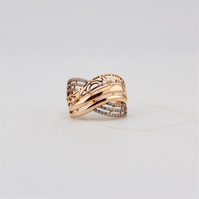 Кольцо золотое, 3,01 гр., 18,5-размер