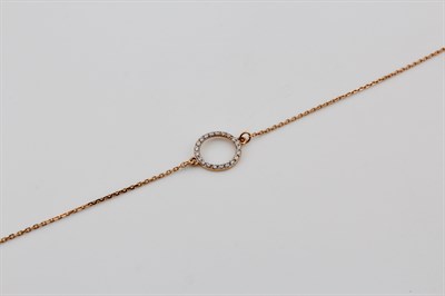 Браслет золотой, 1,67 гр., 18-размер