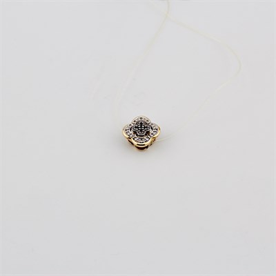 Подвеска золотая, с бриллиантами, 1,03 гр.