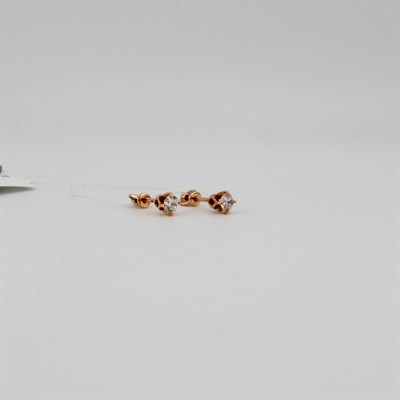 Серьги золотые, 1,81 гр.