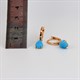Серьги золотые, 2,97 гр. 101013/4369-3